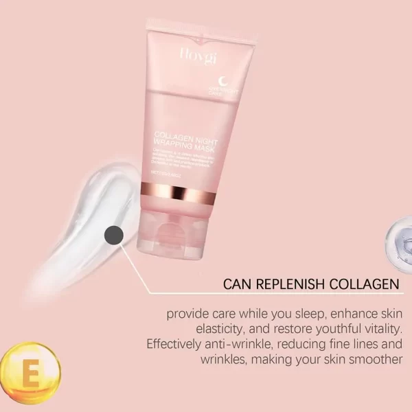 Máscara facial de colágeno para embrulho noturno, máscara de embrulho noturno - Imagem 16