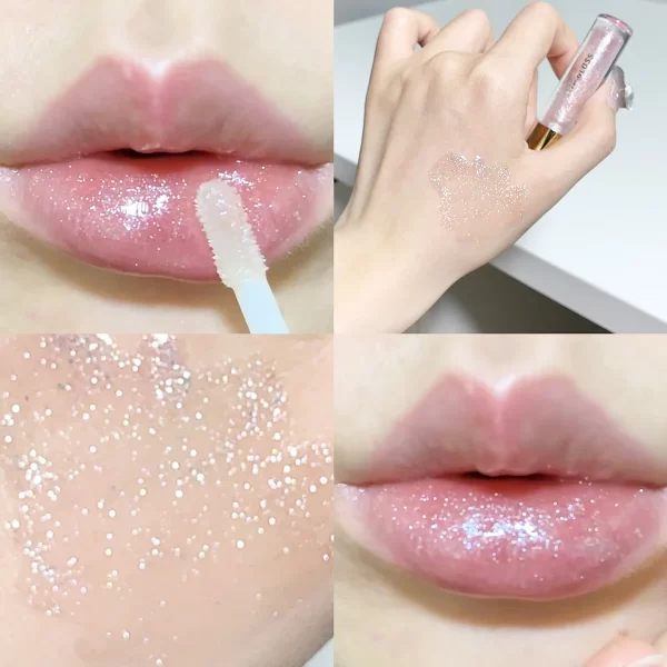 Hidratante Gordo e Espumante Lip Gloss, Água-Brilhante Espelho Esmalte, Óleo H - Imagem 10