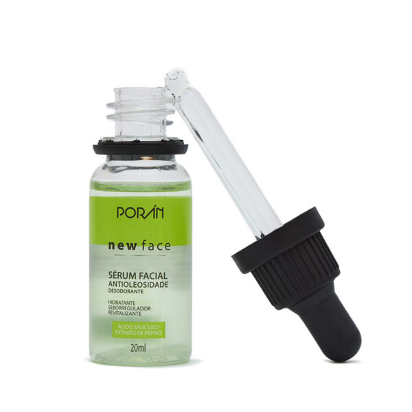 Sérum Facial Antioleosidade New Face Porán 20ml - Imagem 2